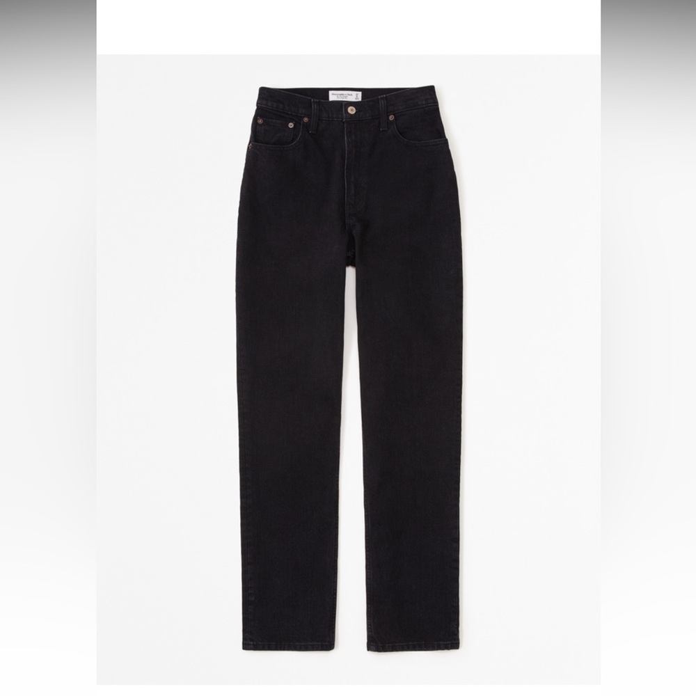Abercrombie curve love ultra high rise 90s straight jeans